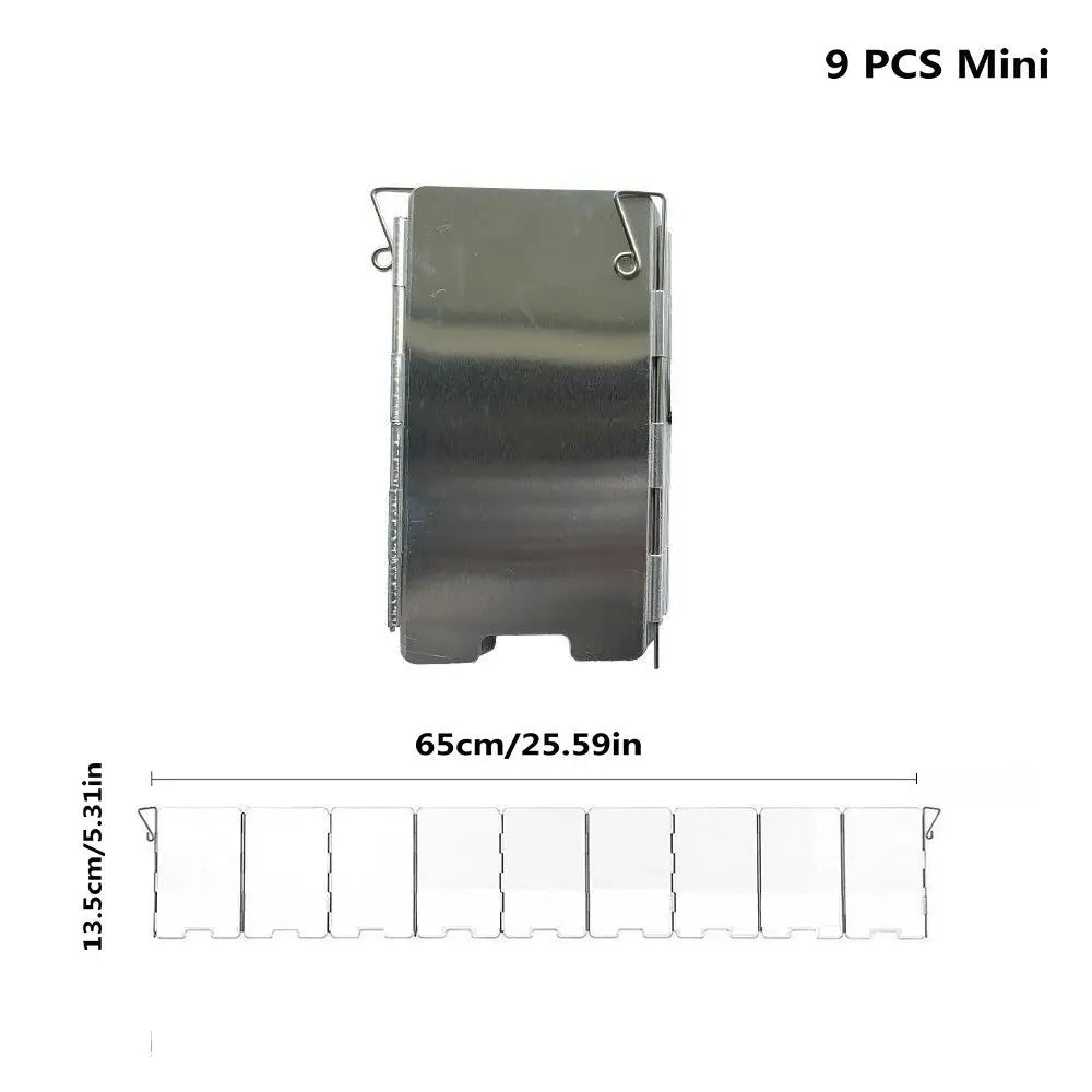 Aluminum Alloy Windshield for Gas Stove – Camping Cooking