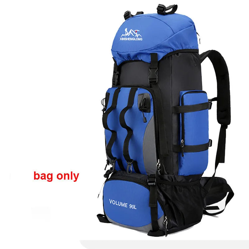 90L Waterproof Hiking & Camping Backpack