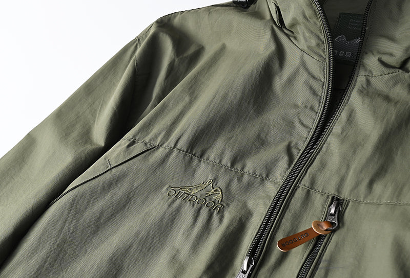Men’s Tactical Waterproof Windbreaker Jacket