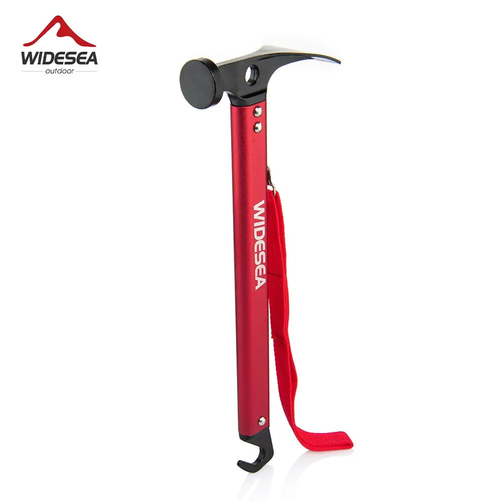 Widesea Stainless Steel Tent Hammer with Stake Puller