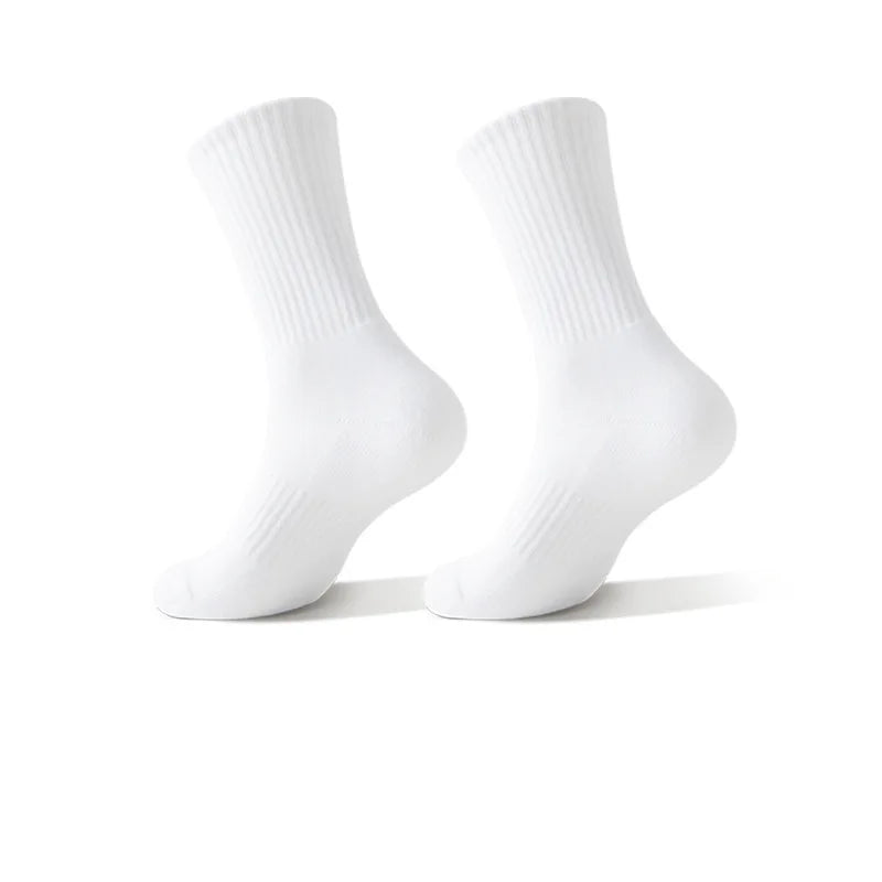Men’s Moisture-Wicking Cotton Hiking Socks – 5 Pairs