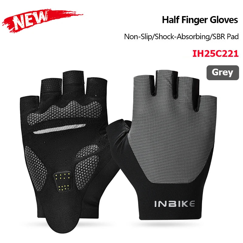 INBIKE Half-Finger Shock-Absorption Cycling Gloves