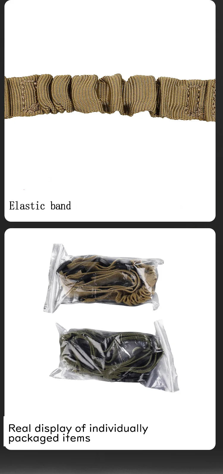 2-Point Rifle Sling with Metal Buckle