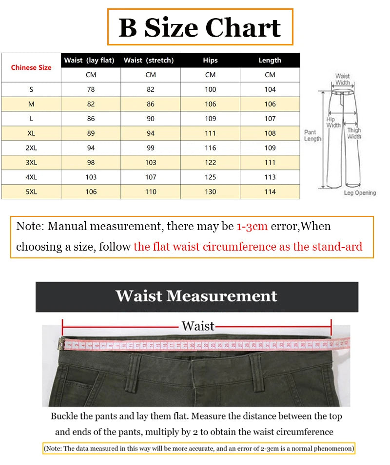 Men’s Military Tactical Waterproof Cargo Pants