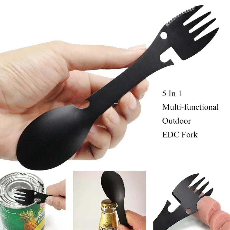 5-in-1 Outdoor Survival EDC Camping Tool