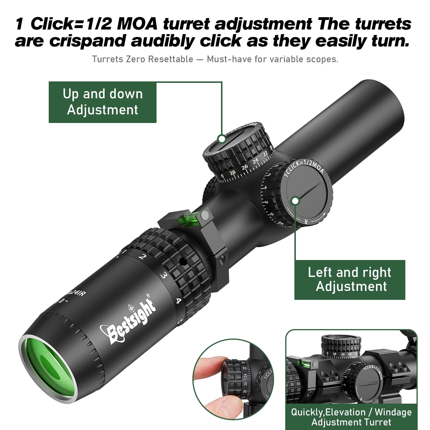 1-5x24 Tactical Rifle Scope