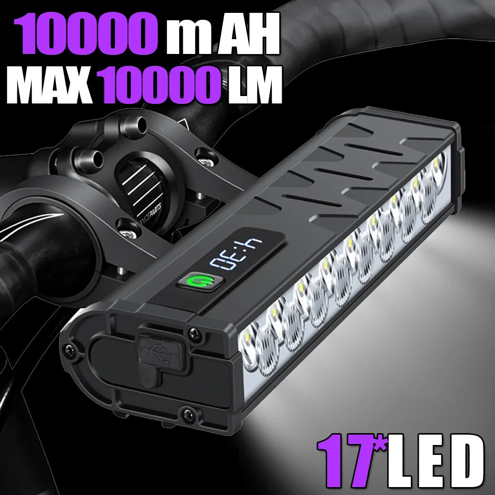 NEWBOLER 10000 Lumen Waterproof Bike Headlight