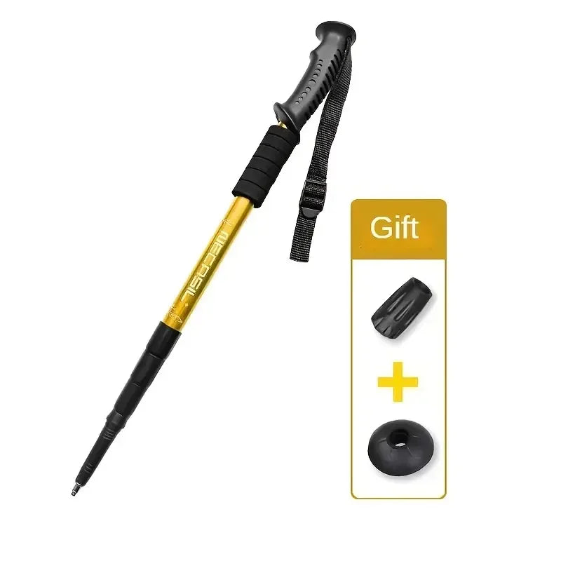 Aluminum Adjustable Hiking Stick – Anti-Slip Grip