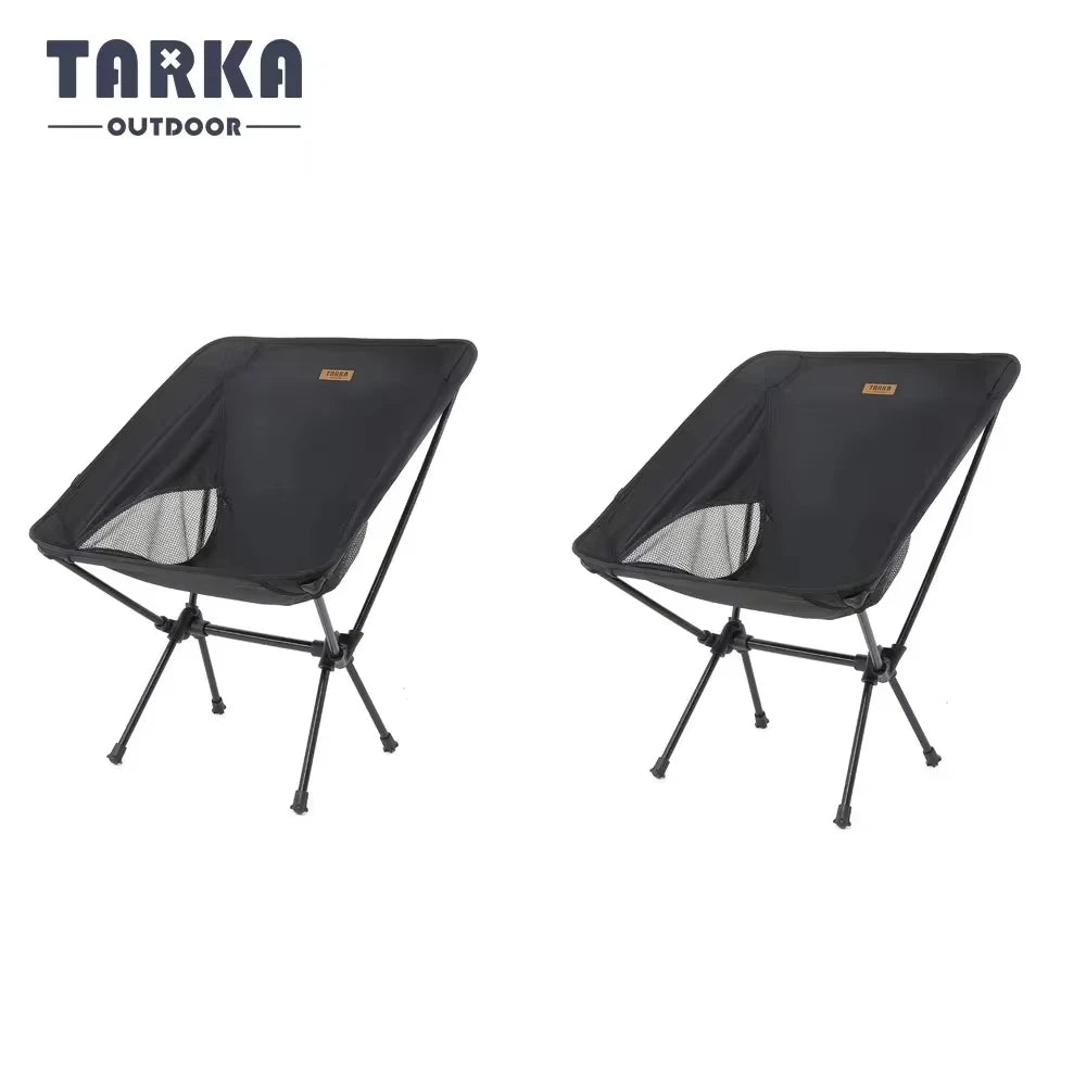TARKA 2pcs Foldable Camping Chairs