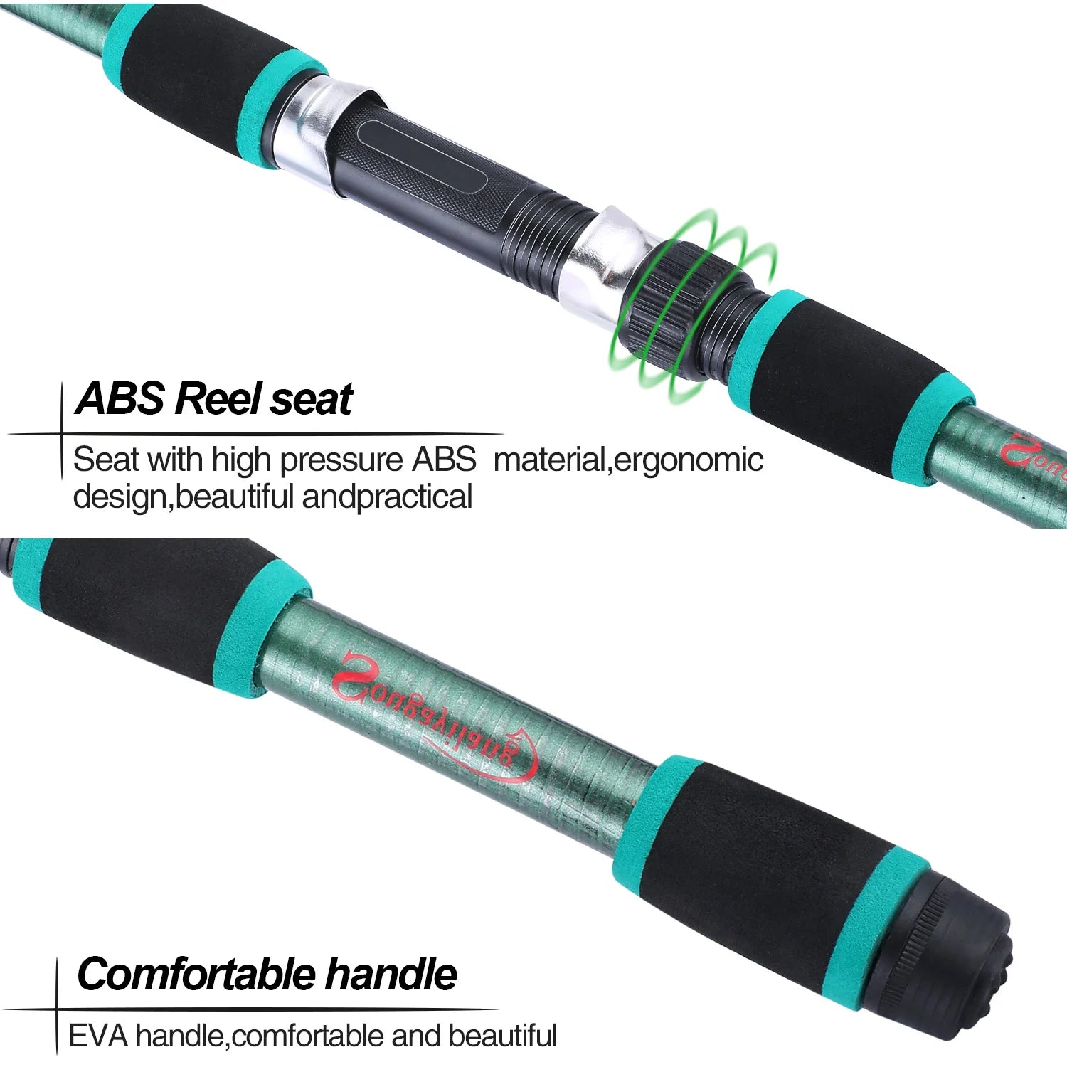 Sougayilang 1.8M Telescopic Rod & Spinning Reel Combo