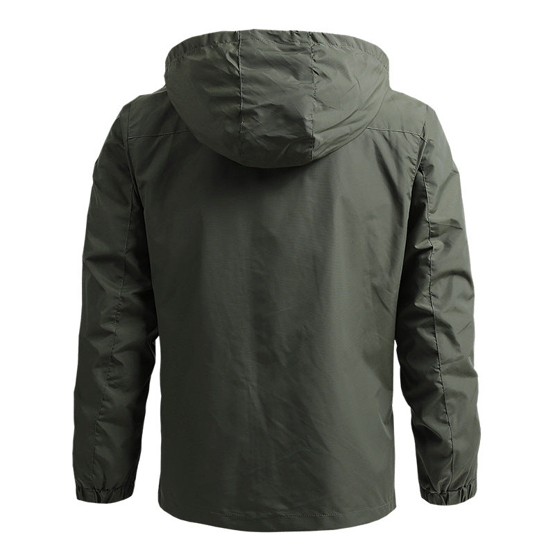 Men’s Tactical Waterproof Windbreaker Jacket