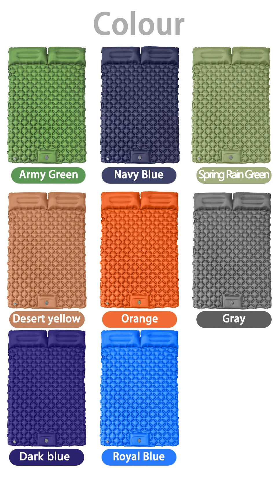 Ultralight Outdoor Camping Sleeping Pad with Pillow