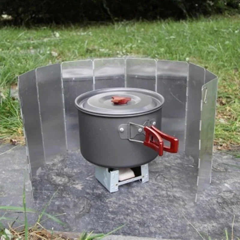 Aluminum Alloy Windshield for Gas Stove – Camping Cooking