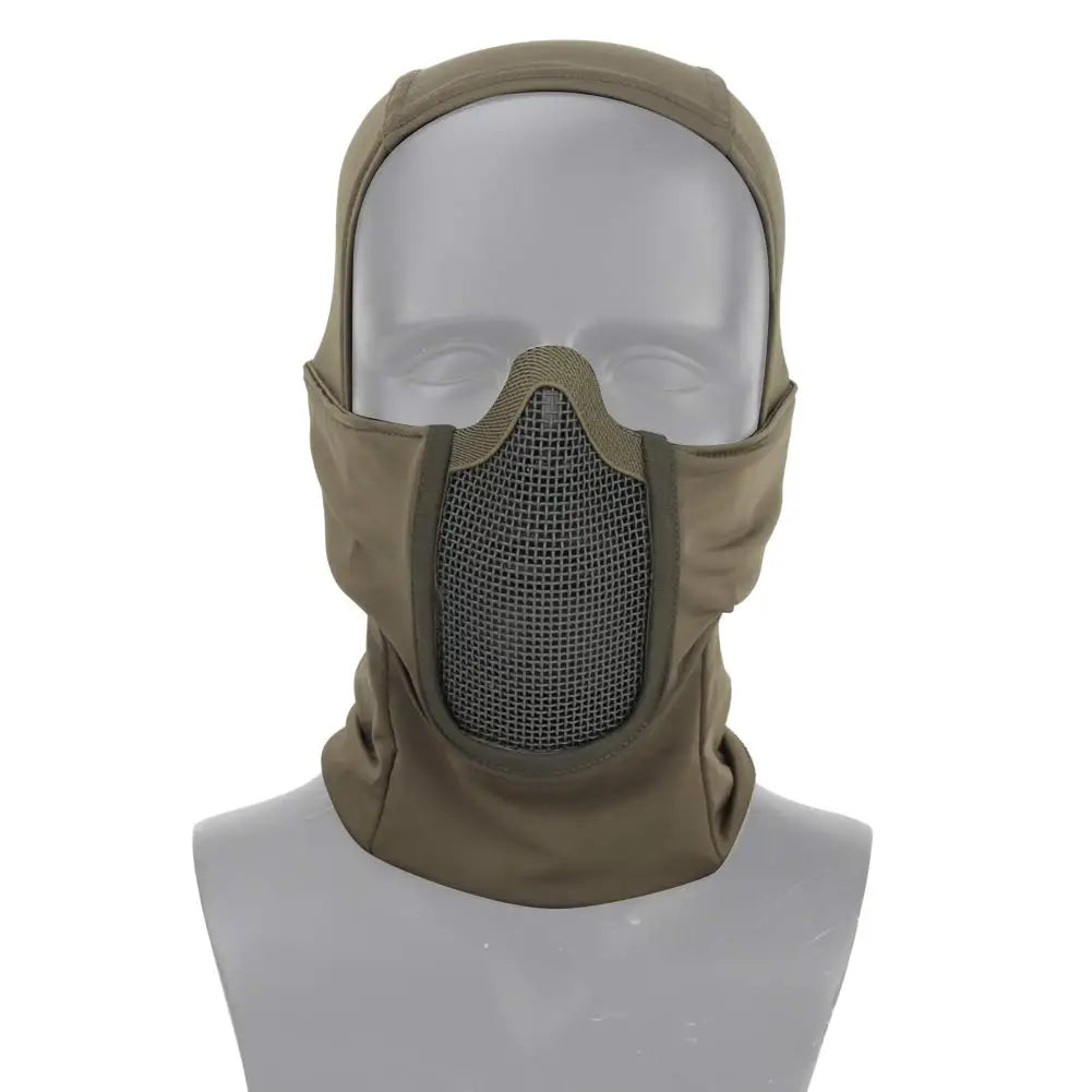 Tactical Half-Face Balaclava Mask – Breathable Mesh