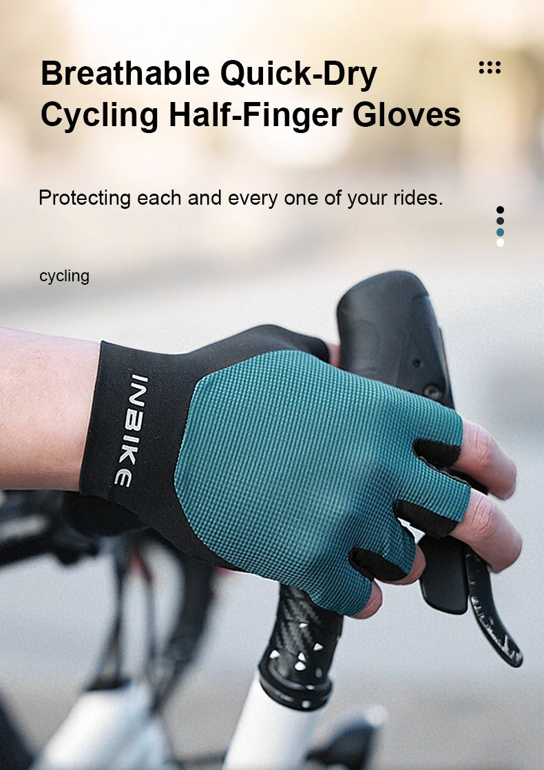INBIKE Half-Finger Shock-Absorption Cycling Gloves