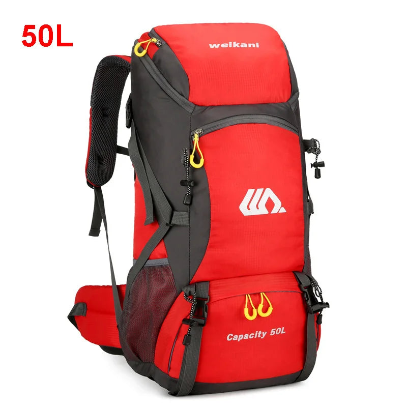 50L Waterproof Travel & Hiking Backpack