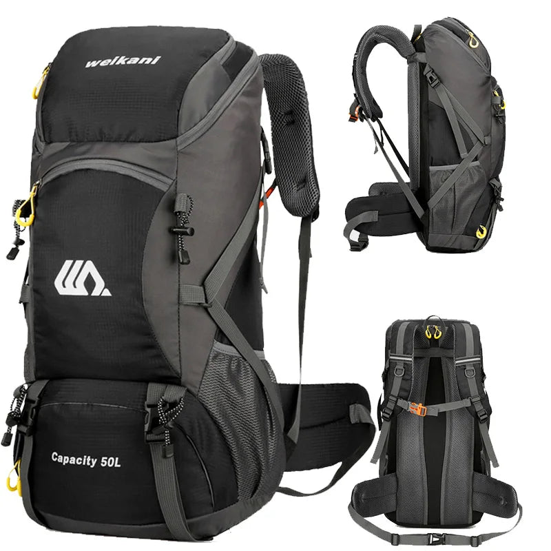 50L Waterproof Travel & Hiking Backpack