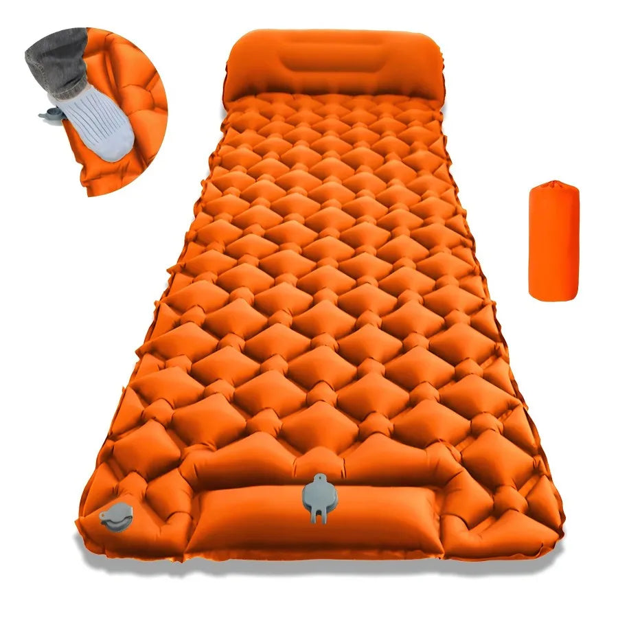 Ultralight Outdoor Camping Sleeping Pad with Pillow