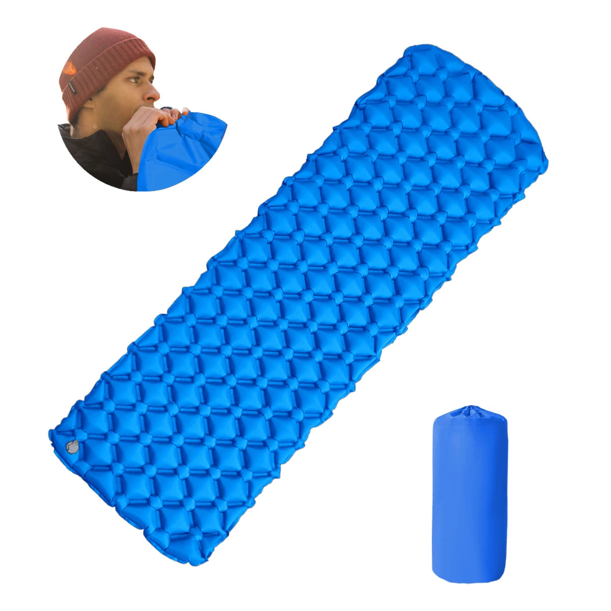 Ultralight Outdoor Camping Sleeping Pad with Pillow