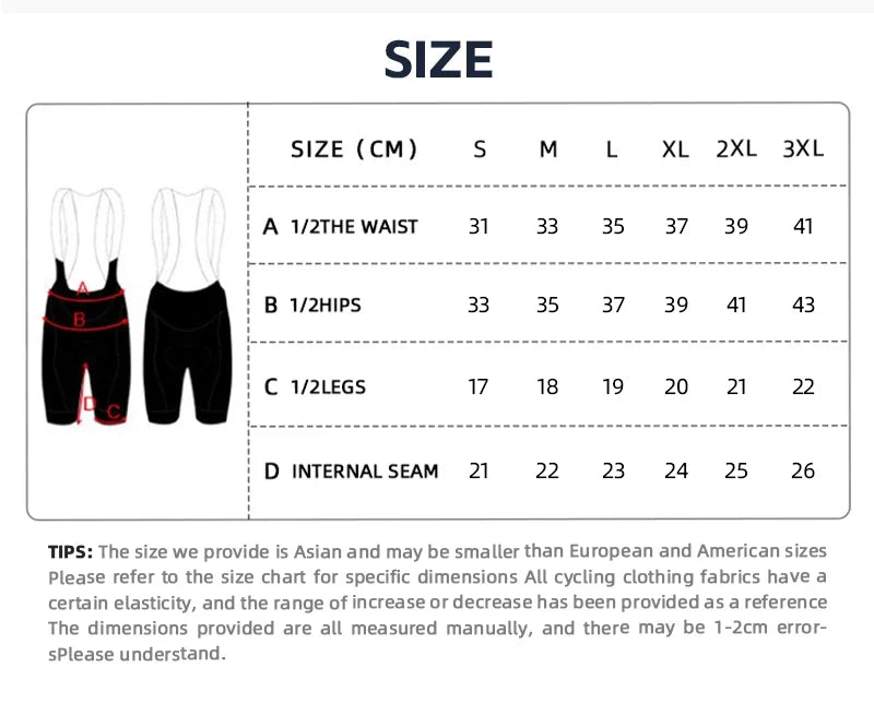 YKYWBIKE 2025 Men’s Core Cycling Bib Shorts