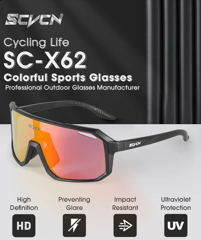 SCVCN Cycling Sunglasses UV400 – Men & Women