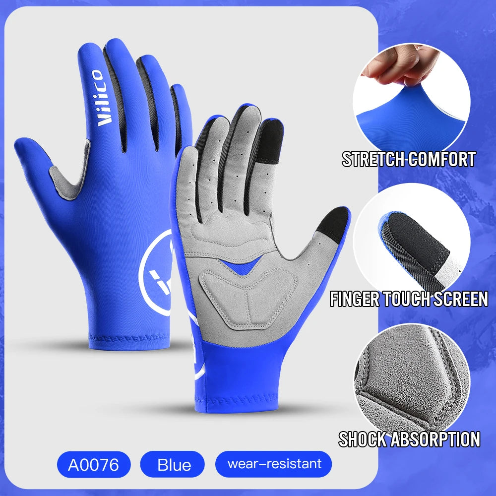 Touchscreen Gel Cycling Gloves – Full & Half Finger