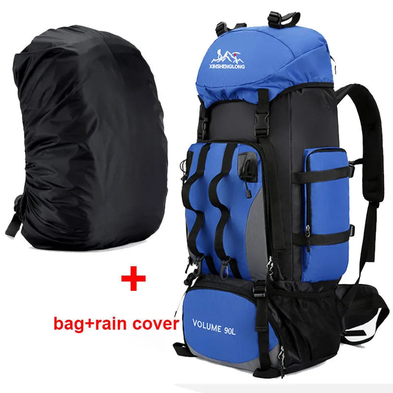 90L Waterproof Hiking & Camping Backpack