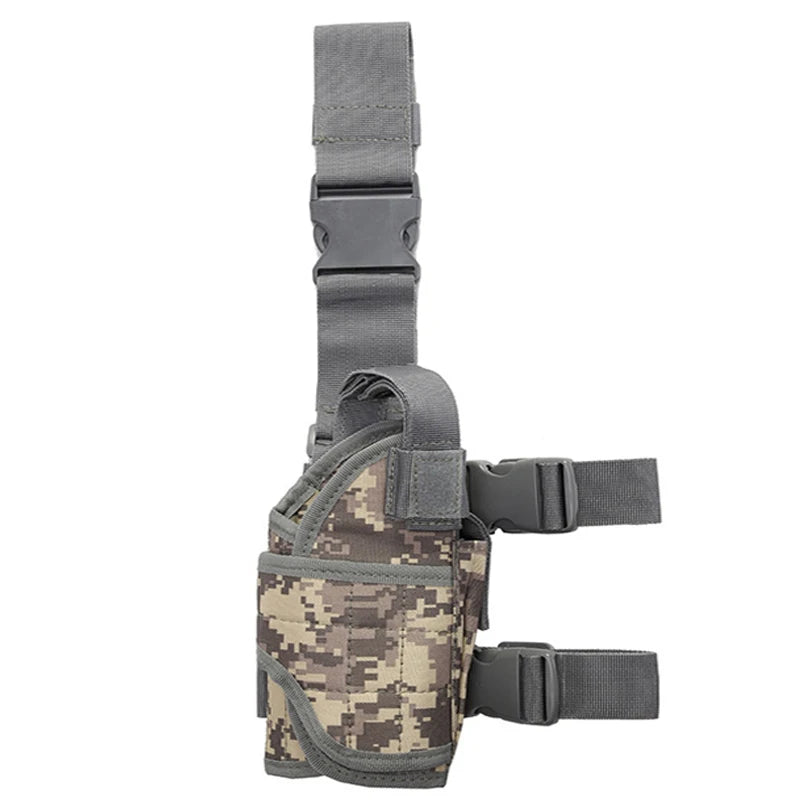 Universal left and right pistol holster tactical tornado leg style thigh holster hunting air gun Glock pistol clip bag