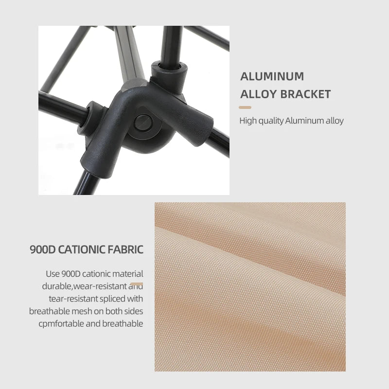 TARKA 2pcs Foldable Camping Chairs
