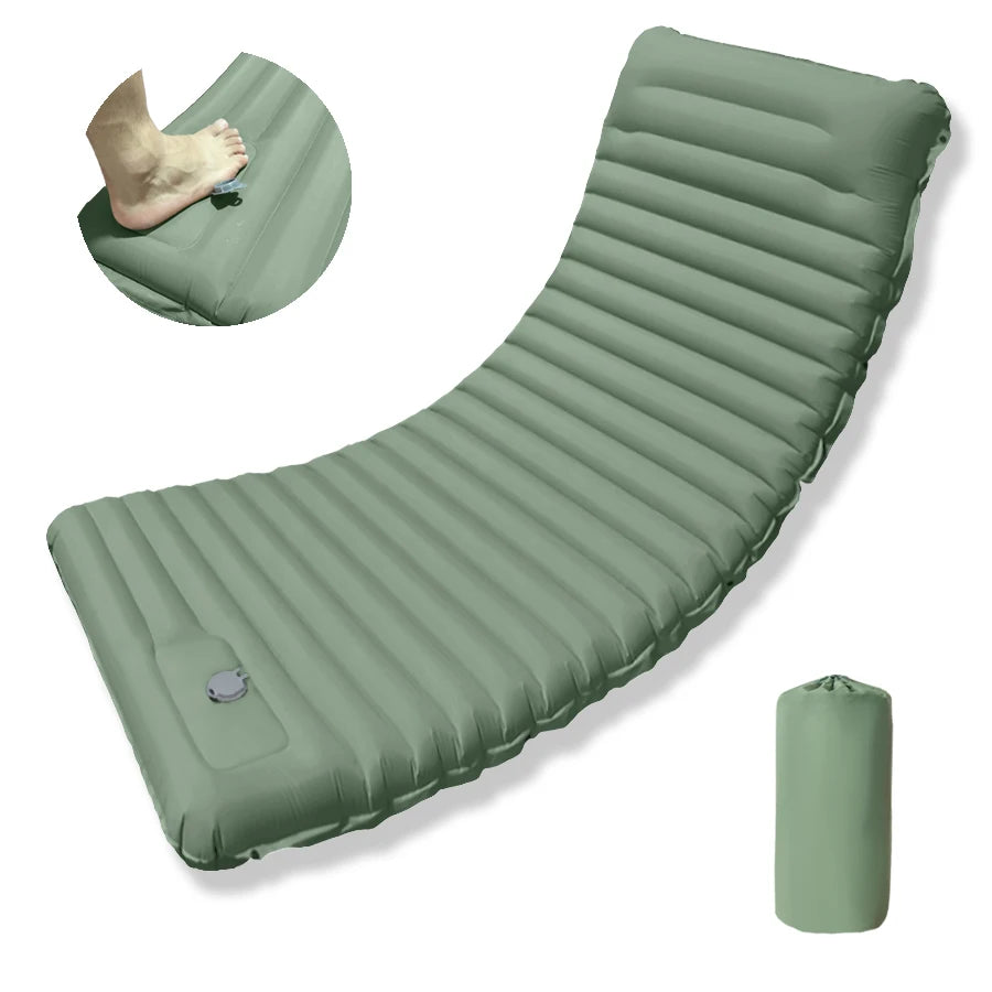 Ultralight Outdoor Camping Sleeping Pad with Pillow