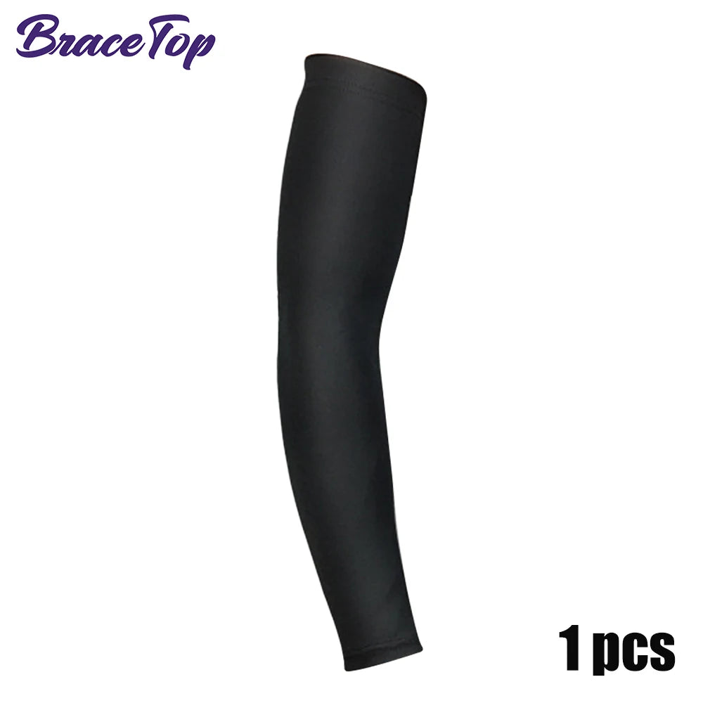 BraceTop UV Protection Sports Cooling Arm Sleeves