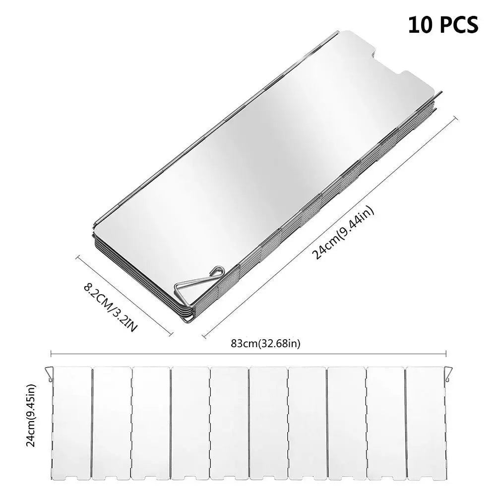 Aluminum Alloy Windshield for Gas Stove – Camping Cooking