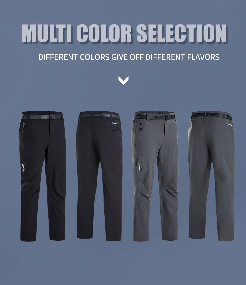 LNGXO Men’s Quick-Dry Waterproof Hiking Pants