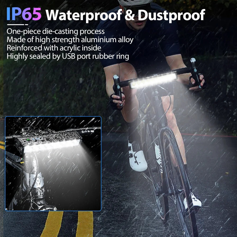 NEWBOLER 10000 Lumen Waterproof Bike Headlight