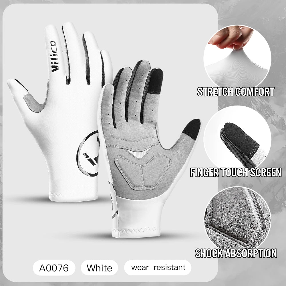 Touchscreen Gel Cycling Gloves – Full & Half Finger