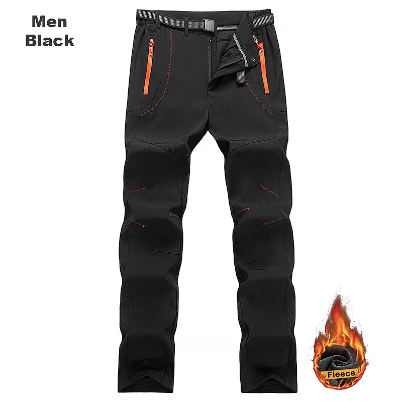 LNGXO Men’s Waterproof Fleece Hiking Pants
