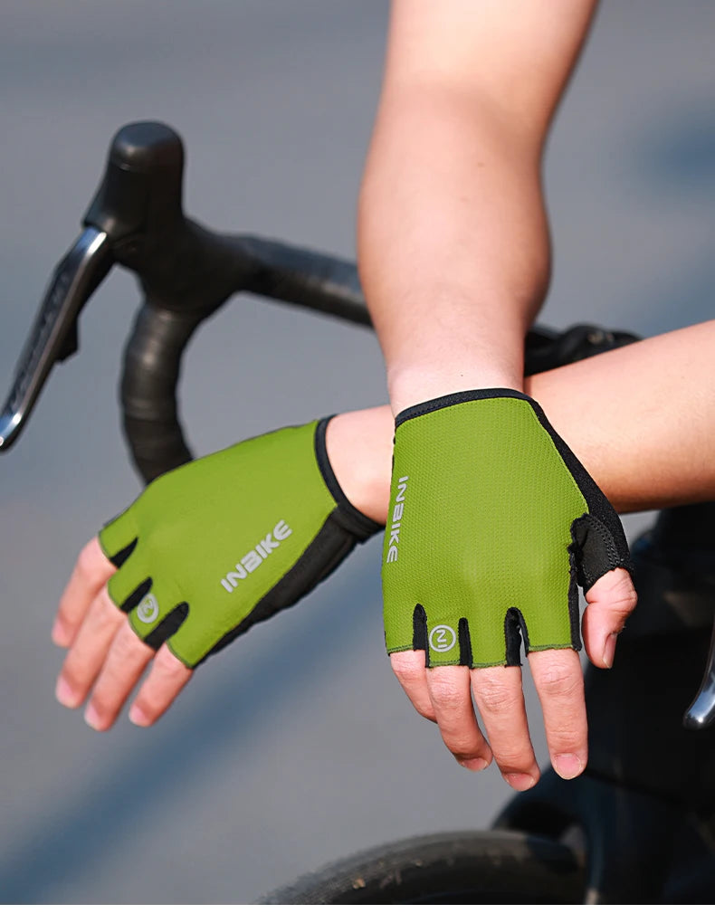 INBIKE Half-Finger Shock-Absorption Cycling Gloves