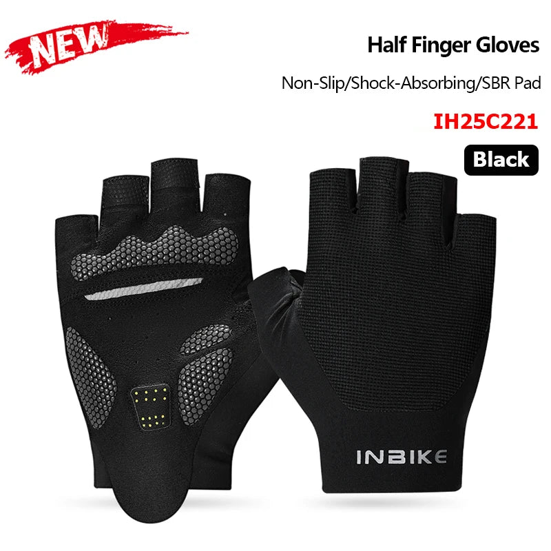 INBIKE Half-Finger Shock-Absorption Cycling Gloves