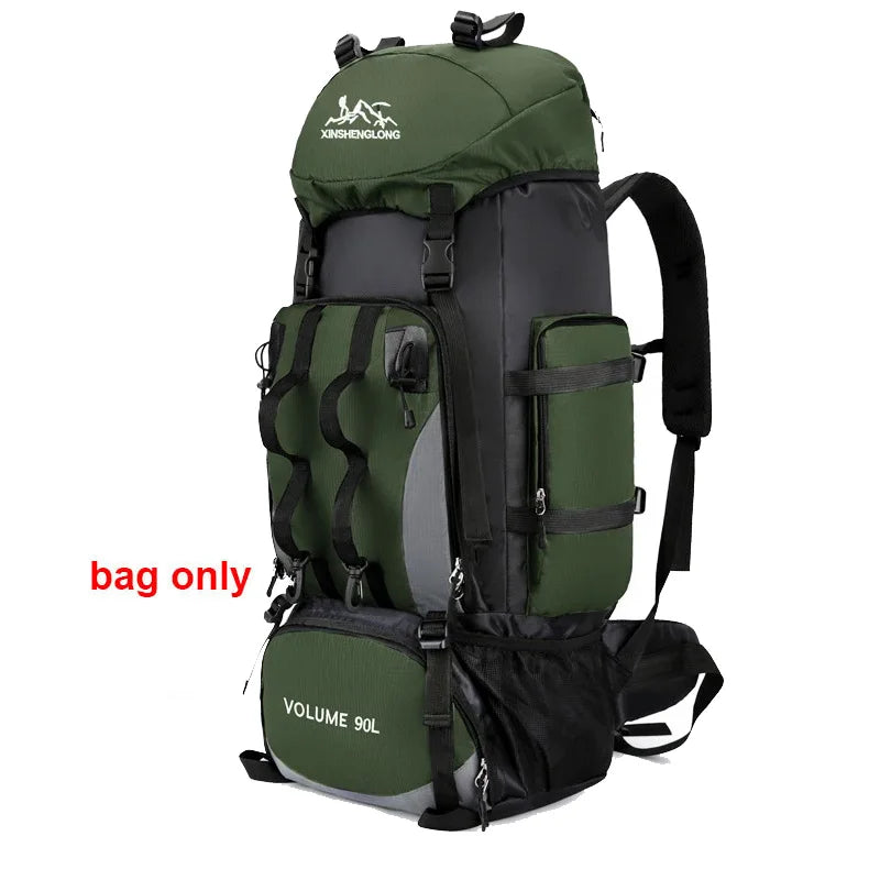 90L Waterproof Hiking & Camping Backpack