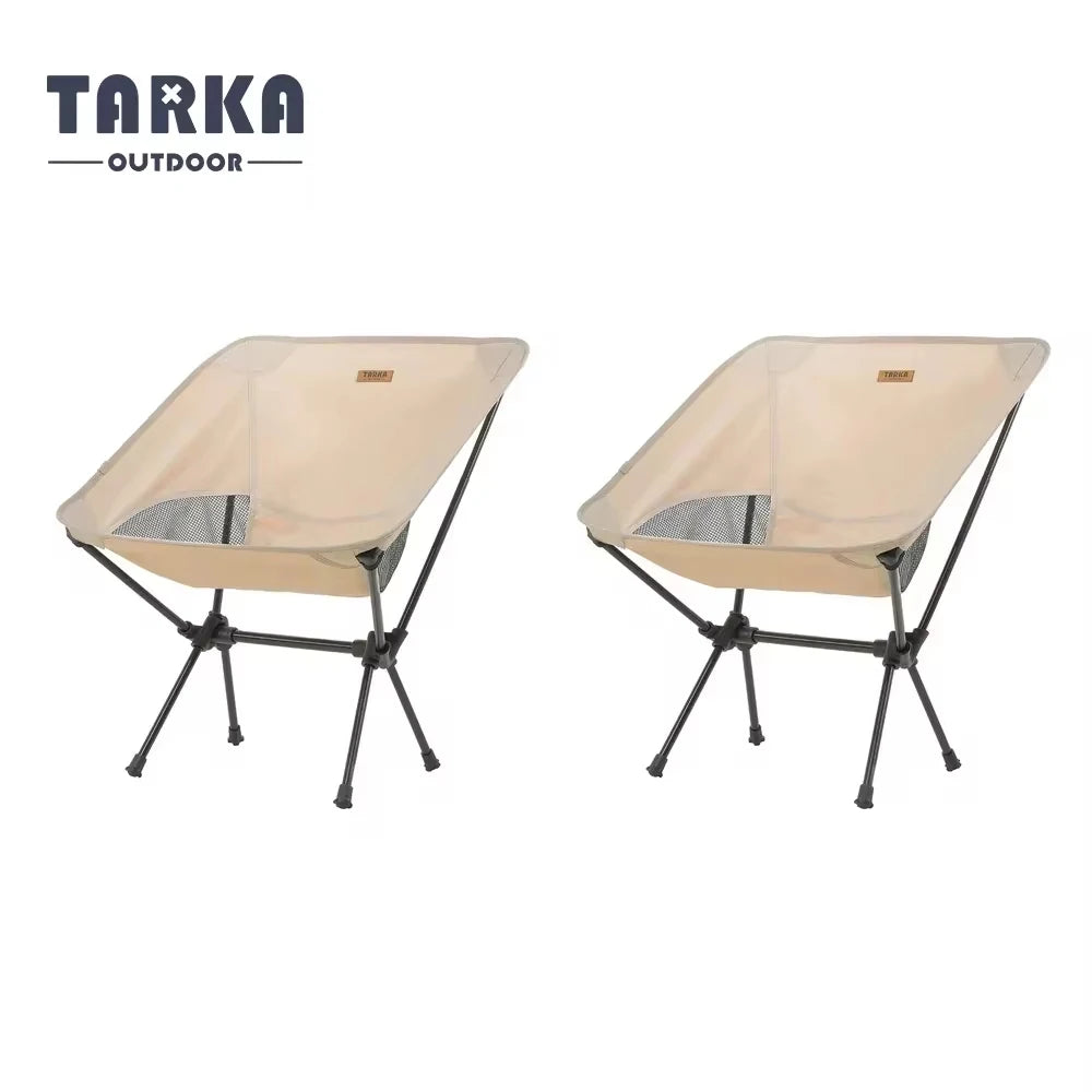 TARKA 2pcs Foldable Camping Chairs