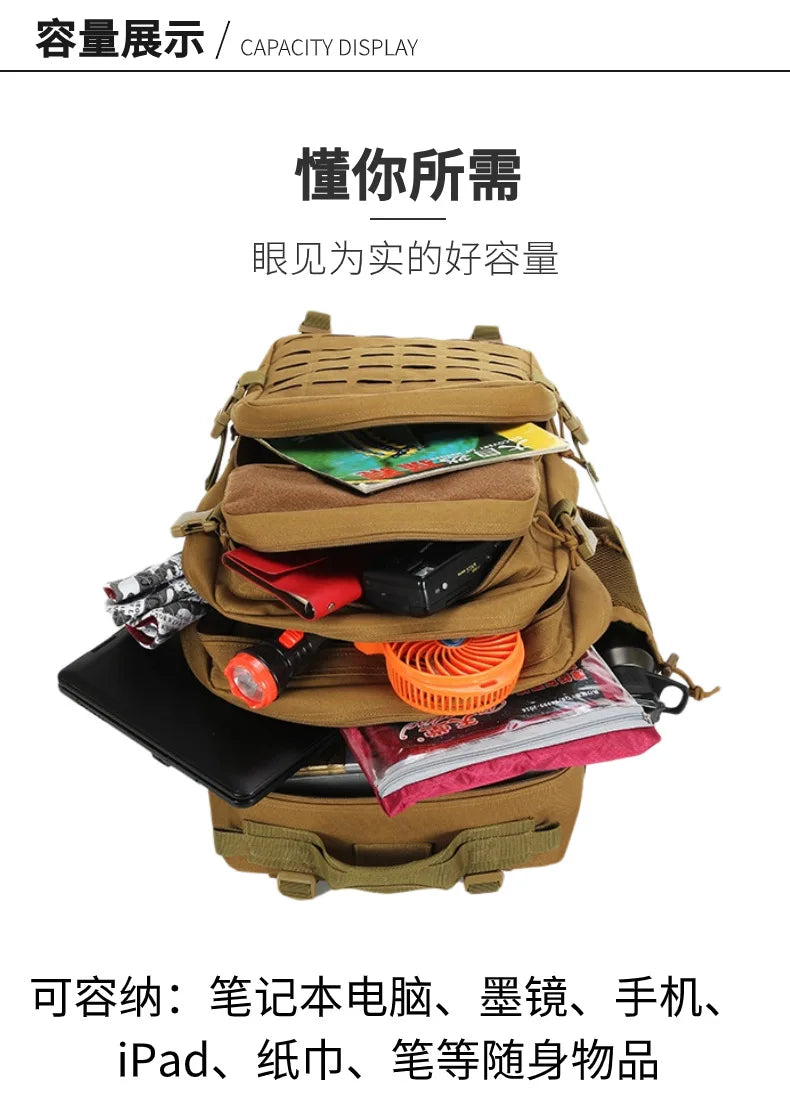 45L Tactical Military Backpack