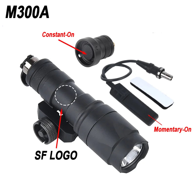 Surefir M300/M600 Tactical Flashlight with AXON Remote Switch