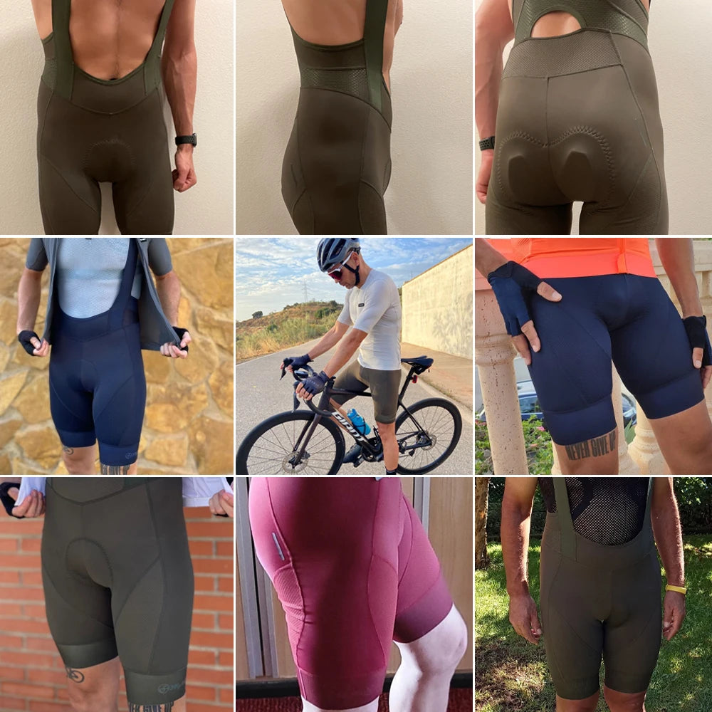 YKYWBIKE Men’s Padded Cycling Bib Shorts