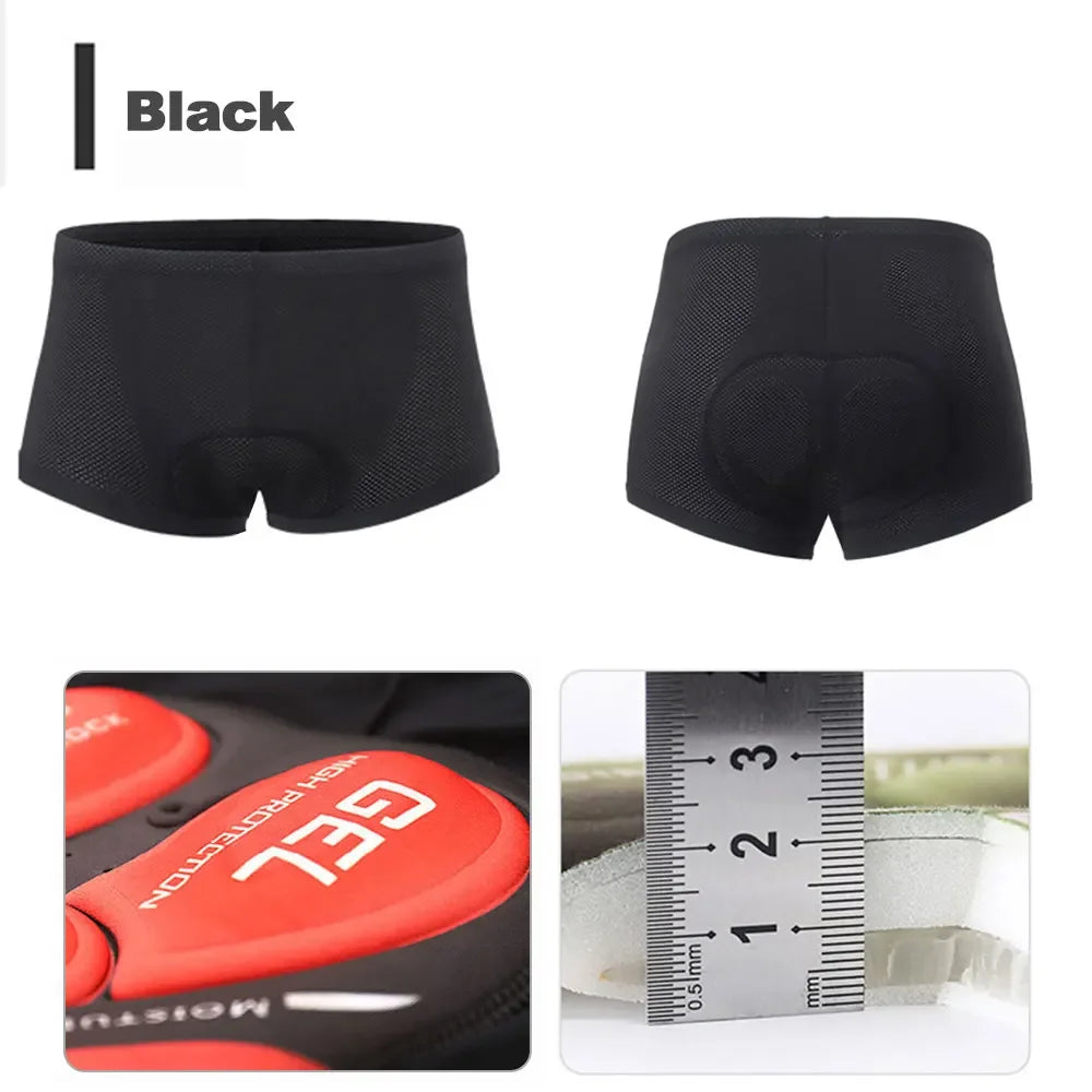 NEWBOLER Men’s 5D Gel Padded Cycling Underwear