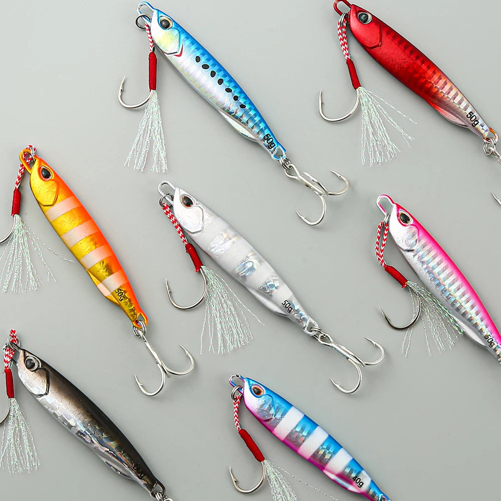 2021 Japanese Metal Cast Jig Spoon Lures