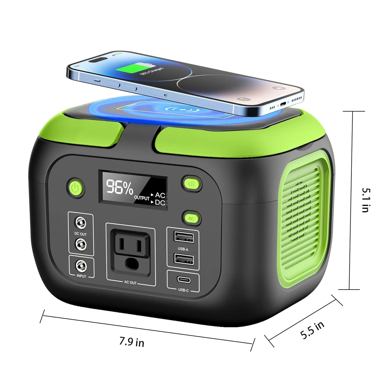 600W/300W/200W Portable Solar Power Station with AC Outlets