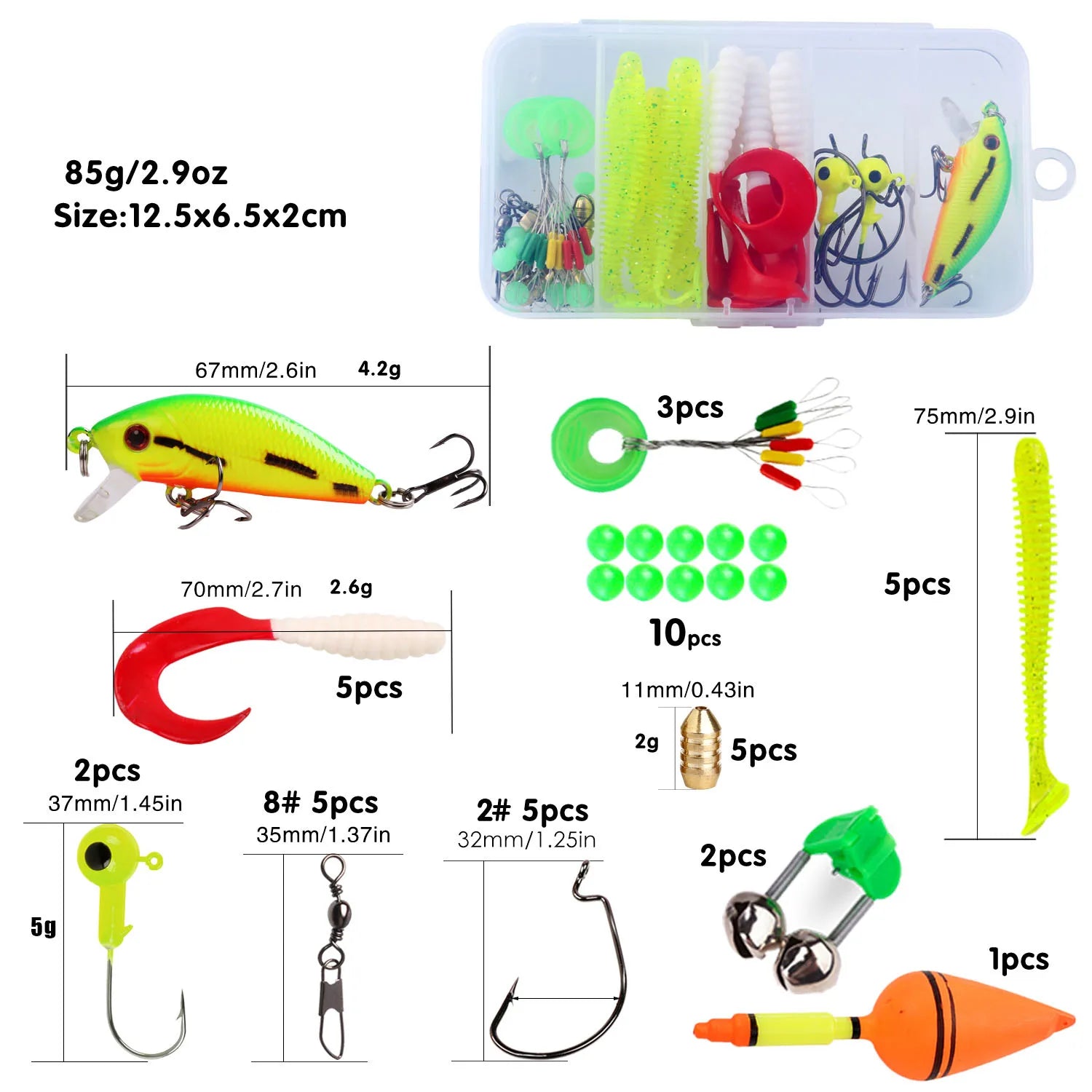 Sougayilang 1.8M Telescopic Rod & Spinning Reel Combo