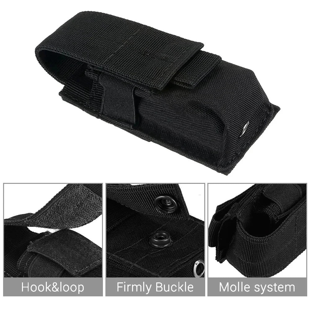 DIZETION Tactical MOLLE Flashlight Pouch