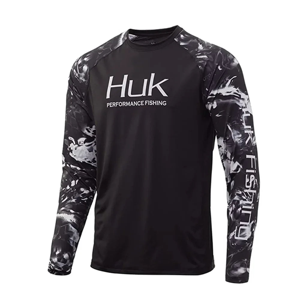 HUK Men’s Long Sleeve UV Protection Fishing Shirt