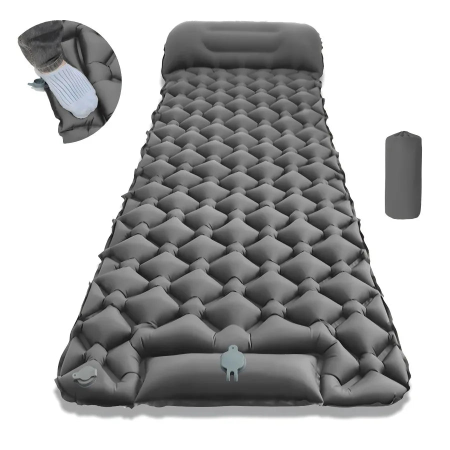 Ultralight Outdoor Camping Sleeping Pad with Pillow